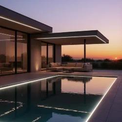 Лента светодиодная 480Led 14W IP68 6500K холодный белый, 5м COB 24V 480Led 14W IP68 (070532)