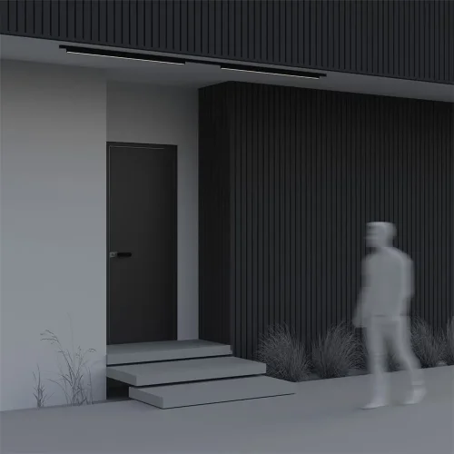 Уличный трековый светильник Basis Exility IP 4000К 30Вт 120° черный (Черный) - фото 10