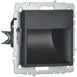 Подсветка светодиодная BRITE встраив. ПЛ20-БрЧ механизм черн. IEK BR-FL20-K02