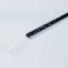 Алюминиевый профиль 551Black (2000х15х6мм с черным рассеивателем) - фото.