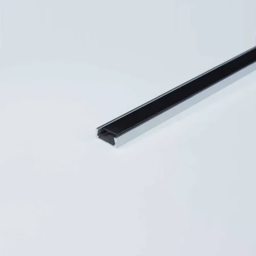 Алюминиевый профиль 551Black (2000х15х6мм с черным рассеивателем) - фото II