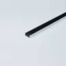 Алюминиевый профиль 551Black (2000х15х6мм с черным рассеивателем) - фото II