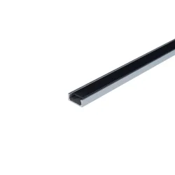 Алюминиевый профиль 551Black (2000х15х6мм с черным рассеивателем)