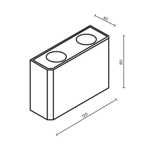 Архитектурная подсветка Show 3000K 4Вт IP 54 (Графит) - фото 2