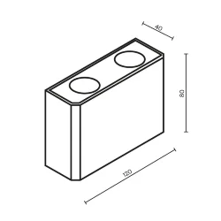 Архитектурная подсветка Show 3000K 4Вт IP 54 (Графит)