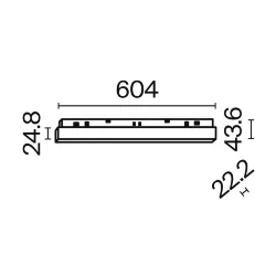 Трековый светильник Basis Exility 2700-6000K 24Вт 120° Dim Smart (Белый)