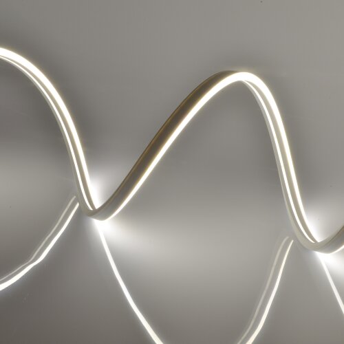 ULS-N01-2835-120LED-m-6mm-IP67-DC12V-9W-m-5M-4000K Светодиодная гибкая герметичная лента, NEON, Катушка 5м, в блистере, Белый свет 4000К - фото 1