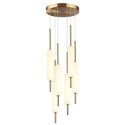 Люстра каскадная «ODEON LIGHT» 4794/72L, серия: REEDS (крепление на планке)