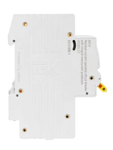 Выключатель автоматический дифференциального тока 4п C 25А 100мА тип AC 4.5кА АД-14 KARAT IEK MAD10-4-025-C-100 - фото 5