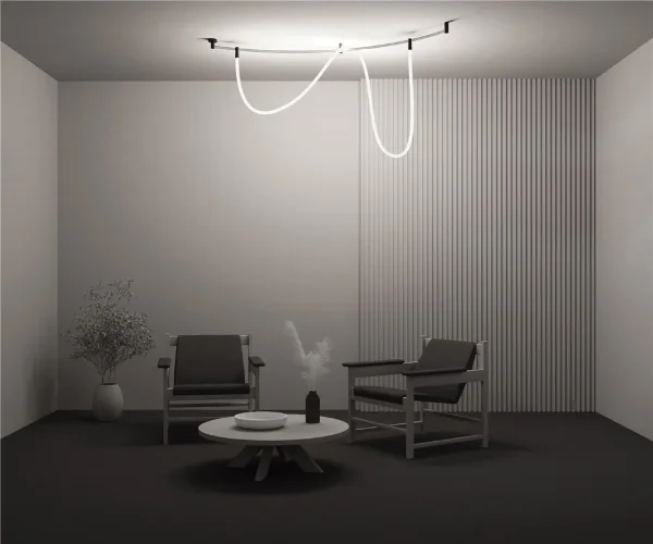 Трековый светильник Tau 3000К 48Вт 110° (Черный) - фото 9