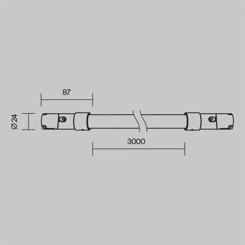Трековый светильник Tau 3000К 48Вт 110° (Черный) - фото 10