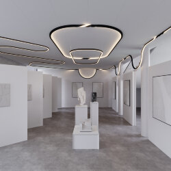 Профиль SL-ARC-3535-D1500-W90 WHITE (1180мм, дуга 1 из 4) (Arlight, Алюминий) 026600