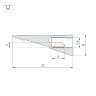 Профиль SL-MINI-SHELF-Н8-2000 ANOD OLIVE GREY (Arlight, Алюминий) 038205 - фото 4
