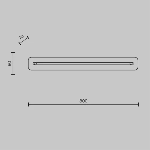 Настенный светильник (бра) Maya 3000К 23Вт (Золото) - фото 14
