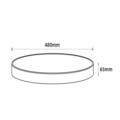 Светодиодный светильник LUMIN'ARTE CLL59 80W MACARON CCT 3000-6500K, с ПДУ белый матовый - фото 9