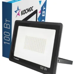 Прожектор светодиодный 100Вт 6500К IP65 8000лм КОСМОС K_PR5_LED_100