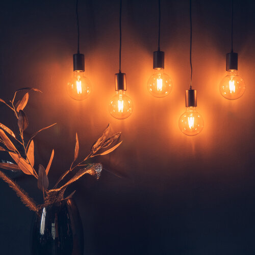 LED-G95-6W-GOLDEN-E27 GLV21GO Лампа светодиодная Vintage, Форма шар, золотистая колба - фото 2