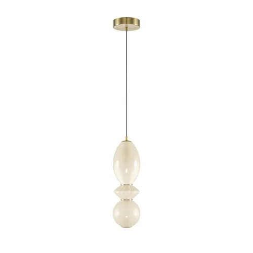 Подвесной светильник Brosche 3000K 12Вт (Латунь) - фото