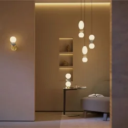 Подвесной светильник Brosche 3000K 12Вт (Латунь)