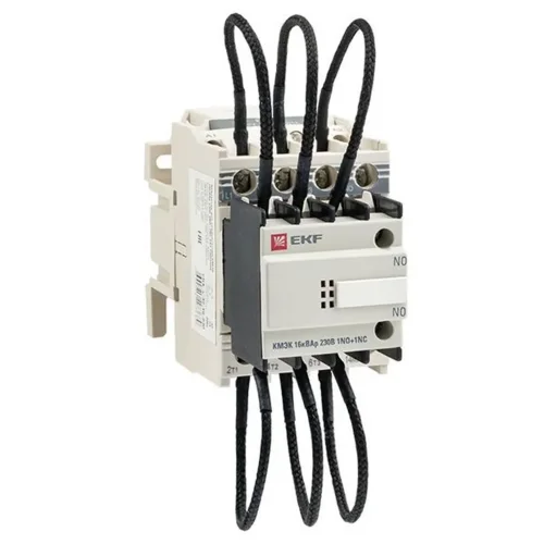 Контактор для конденсатора КМЭК 16квар 230В 2NО+1NC PROxima EKF ctrk-s-32-16-230 - фото