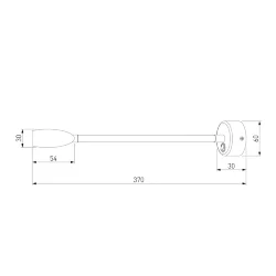Настенный светодиодный светильник MRL LED 1116 (058436)
