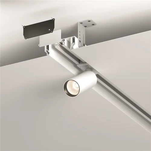 Алюминиевый профиль ниши скрытого монтажа в натяжной потолок 99x40 (Белый) - фото 5