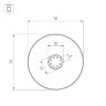Профиль SL-ROUND-D70-360deg-2000 ANOD (Arlight, Алюминий) 037770 - фото 3