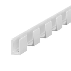 Гибкий профиль для гибкого неона 12x6 мм (алюминий, 1м) (Белый)