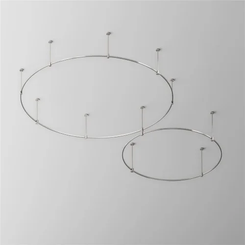 Шинопровод круглый из полукругов 1800мм Flarity платина (Платина) - фото 6