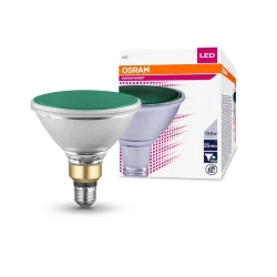 Лампа светодиодная PAR38 13W(=100W) 30° GREEN E27 PARATHOM - OSRAM