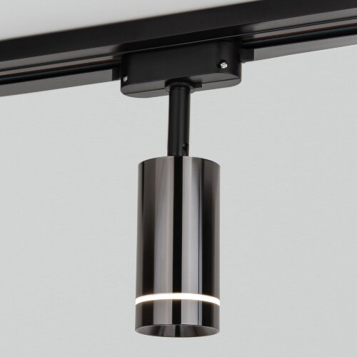 Трековый светодиодный светильник для однофазного шинопровода Glory Черный жемчуг 7W 4200K - Фото 2