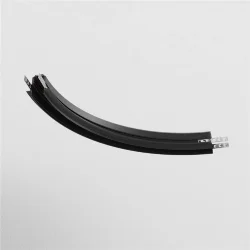 Коннектор радиусный R300 Exility встраиваемый под ГКЛ 9,5 мм, черный (Черный)