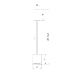 Подвесной светодиодный светильник 50243 LED (062415)