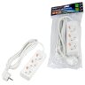 S-GCU3-3 WHITE Удлинитель серии Ultra, шнур 3м., 3 гнезда, 16A, с-з, Белый, TM Uniel - фото 3