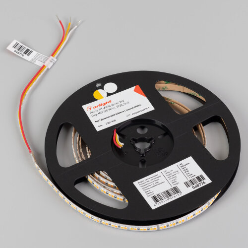 Светодиодная лента RT-А240-8mm 24V Day-MIX (20 W/m, IP20, 5m) (Arlight, CRI>95) 048776 - фото 5