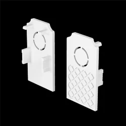 Заглушки к встраиваемому шинопроводу Exility 2 шт. белый (Белый)