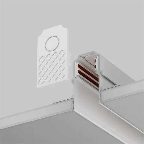 Заглушки к встраиваемому шинопроводу Exility 2 шт. белый (Белый) - фото 6