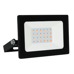 ULF-Q517 30W-RED IP65 220-240V BLACK Прожектор светодиодный, Красный свет, Корпус черный, TM Volpe