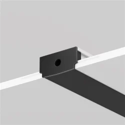 Комплект заглушек (для профиля 61×14) 2 шт., ALM-6114-B-EC 642013 (Черный)