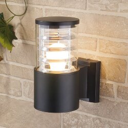 Настенный уличный светильник 1408 Techno черный IP54 1408 Techno черный