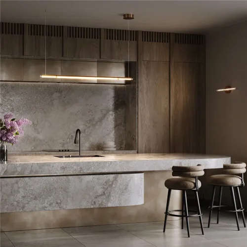 Настенный светильник (бра) Plume 3000К 12Вт (Латунь) - фото 3