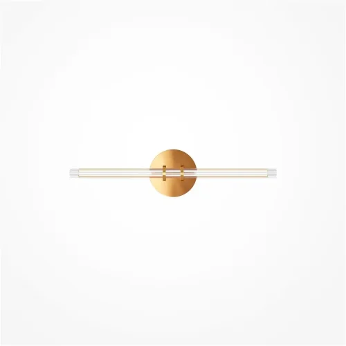 Настенный светильник (бра) Plume 3000К 12Вт (Латунь) - фото 7