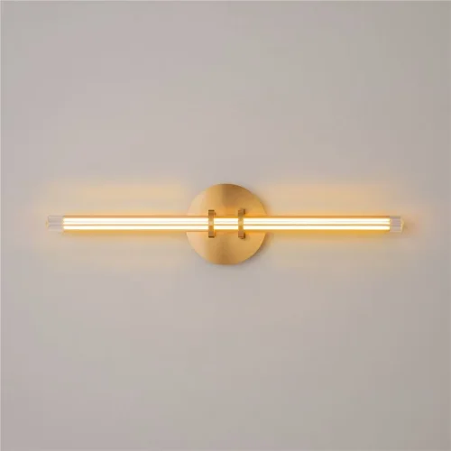 Настенный светильник (бра) Plume 3000К 12Вт (Латунь) - фото 8