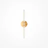 Настенный светильник (бра) Plume 3000К 12Вт (Латунь) - фото 15