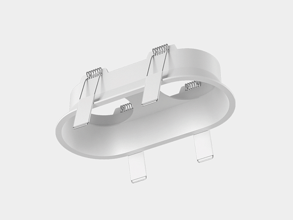 Корпус светильника потолочный встраиваемый  наклонный, Белый, IP20, COMBO-50-WH. Фото 2