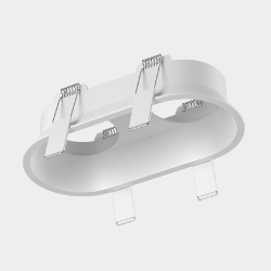 'Корпус светильника потолочный встраиваемый  наклонный, Белый, IP20, COMBO-50-WH 005081