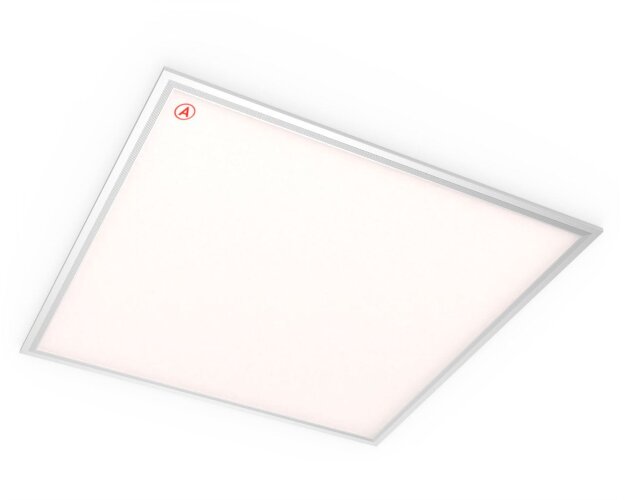 Светодиодная панель 595x595x10 мм 38 Ватт с серой рамкой 4000К с Бап-1 - фото 3
