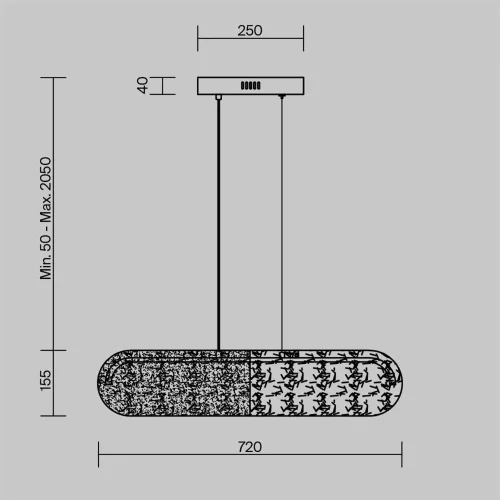Подвесной светильник Freya FR6182PL-L18BS (Латунь) - фото