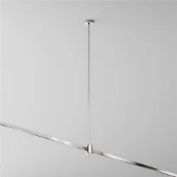 Крепление потолочное Long 700мм с прямым коннектором питания Flarity платина (Платина)