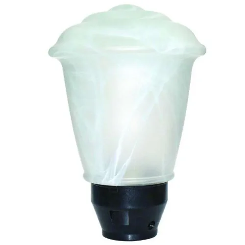 Светильник НТУ 06-60-02 'Фонарь 2а' 60Вт E27 IP44 матов. алебастр./корпус черн. ф48-50 (инд. упак.) Элетех 1030480274 - фото